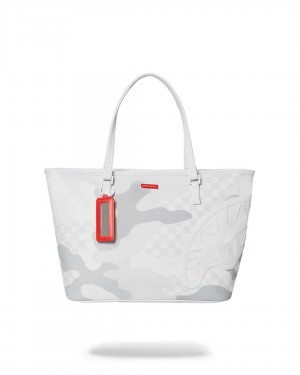 Sprayground Bag 3AM LE BLANC TOTE White | VAWCI9348