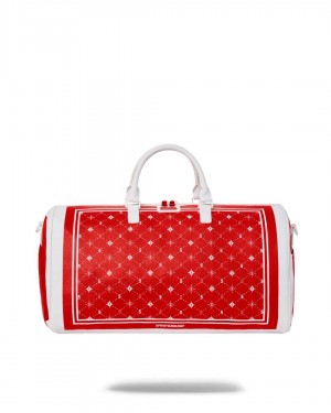 Sprayground Bag BANDANA DUFFLE Red | OYUQE3420