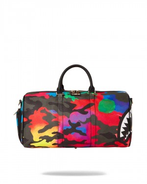 Sprayground Bag CAMOBURST DUFFLE Black | DSPNB1634