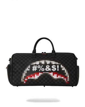 Sprayground Bag CENSORED DUFFLE Black | UNJBA3790