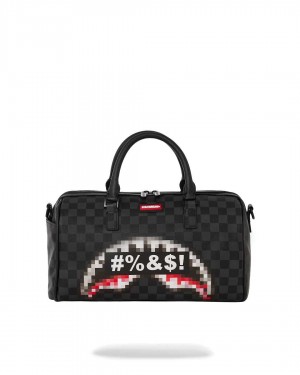 Sprayground Bag CENSORED MINI DUFFLE Black | ULEBM0342