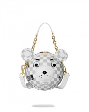 Sprayground Bag COUTURE BEAR BALL BAG Grey | ELNZK0674