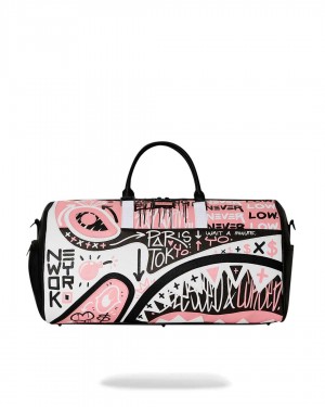 Sprayground Bag MARKER HITS DUFFLE Pink | AQPCG1578