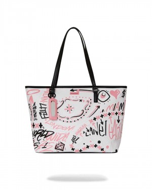 Sprayground Bag MARKER HITS TOTE TOILETRY Pink | NITHK2709