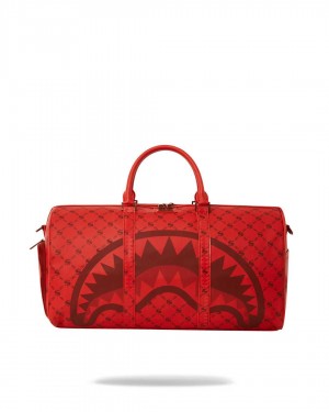 Sprayground Bag MONEYGRAM BRICK DUFFLE Dark Red | EGBXT6542