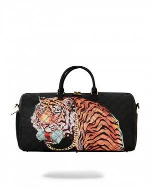 Sprayground Bag MONEY TIGERS DUFFLE Black | RQTSH0184