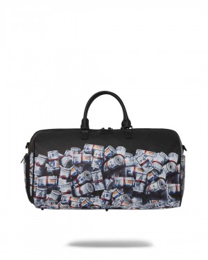 Sprayground Bag NEW MONEY STACKS DUFFLE Black | HINRE8174