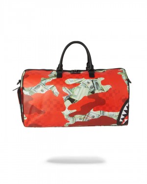 Sprayground Bag PANIC ATTACK DUFFLE Red | HKLAW5921