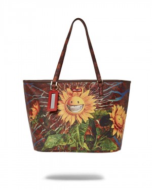 Sprayground Bag RON ENGLISH SUNFLOWER TOTE Orange | AUHWJ9135