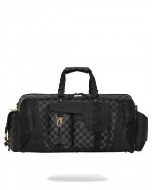 Sprayground Bag SPECIAL OPS CHECKERED CARGO DUFFLE Grey | YTQFE0214