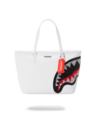 Sprayground Bag TRINITY 2.0 SHARK TOTE White | DKVGF3617