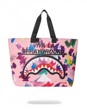 Sprayground Bag VIVA LA SPRAYGROUND TOTE Pink | GTKVH9461