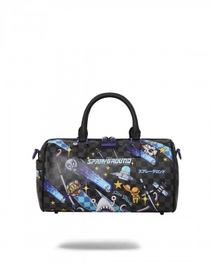 Sprayground Bag WTF ALIEN INVASION MINI DUFFLE Black | CRKFN2048