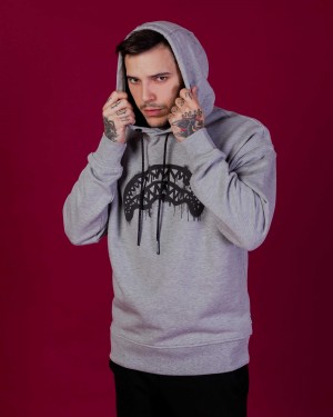 Sprayground Hoodie GRAFFITI HOODIE Grey | UZHYV3576