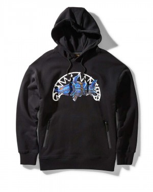 Sprayground Hoodie LOL JINX CANNON SHARK HOODIE Black | ZPEWJ2591