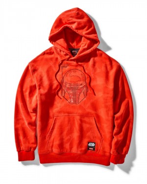 Sprayground Hoodie STAR WARS MANDALORIAN RHINESTONE HOODIE Red | MEZOA3824