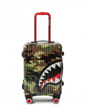 Sprayground Luggage SHARKNAUTICS CARRY-ON LUGGAGE Green | MUIXW6479