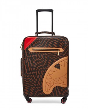 Sprayground Luggage TRIPPY HENNY SOFT LUGGAGE Brown | RHFTG6815