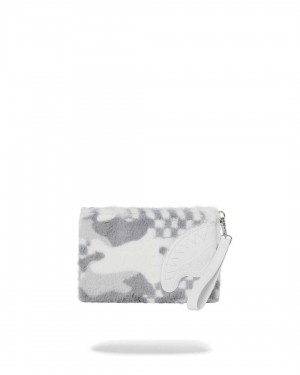 Sprayground Pochette 3AM FUR POUCHETTE White | LDXVA3917