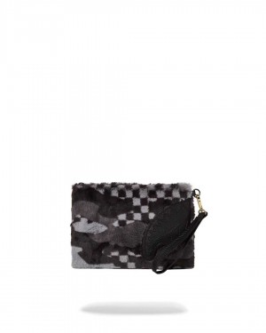 Sprayground Pochette FLOCK 3AM POUCHETTE Grey | MZQTL7418