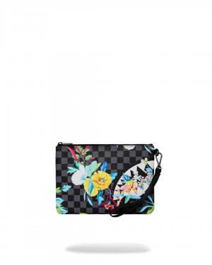 Sprayground Pochette NEON FLORAL CROSS-OVER POCHETTE Yellow | TJZHQ0379