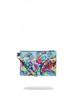 Sprayground Pochette SANCTUARY SPLIT 2.0 POUCHETTE Blue | RNFYA8964