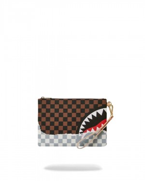 Sprayground Pochette TEARAWAY POUCHETTE Brown | CVNQR9835