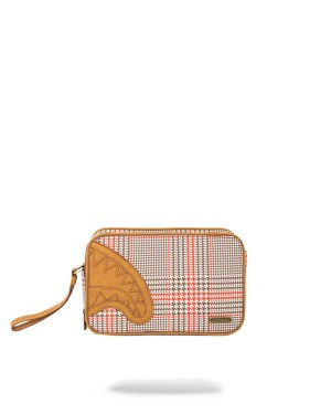 Sprayground Pochette TURBO 500 TOILETRY BAG Beige | GQDZC2568