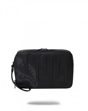 Sprayground Pochette XTC BLACKOUT TOILETRY Black | PDUZE9231