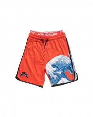 Sprayground Swimsuit JAPAN WAVE SWIM SHORTS Red | IFBXH5240