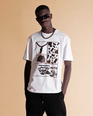 Sprayground T-shirt BE RICH White | GCFTD1725