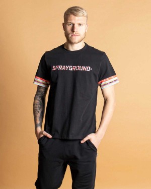 Sprayground T-shirt ETHNO SPRAY Black | UPRIX2549