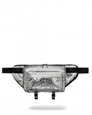 Sprayground Waist bag METALLIC INFINITI CROSSBODY Metal Silver | XSEPM2497