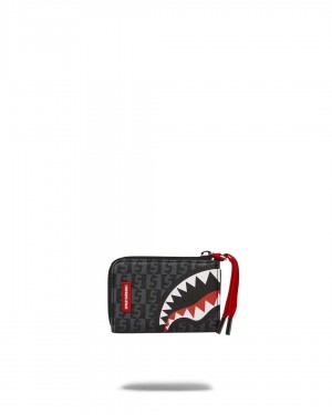 Sprayground Wallet MONEY CHECK WALLET Grey | SBUTZ9528