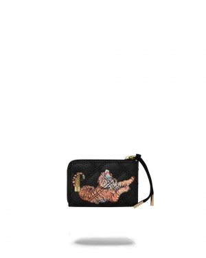 Sprayground Wallet MONEY TIGERS WALLET Black | NXIYJ4568