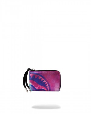 Sprayground Wallet TYE CHECK WALLET Purple | SNLAC7049