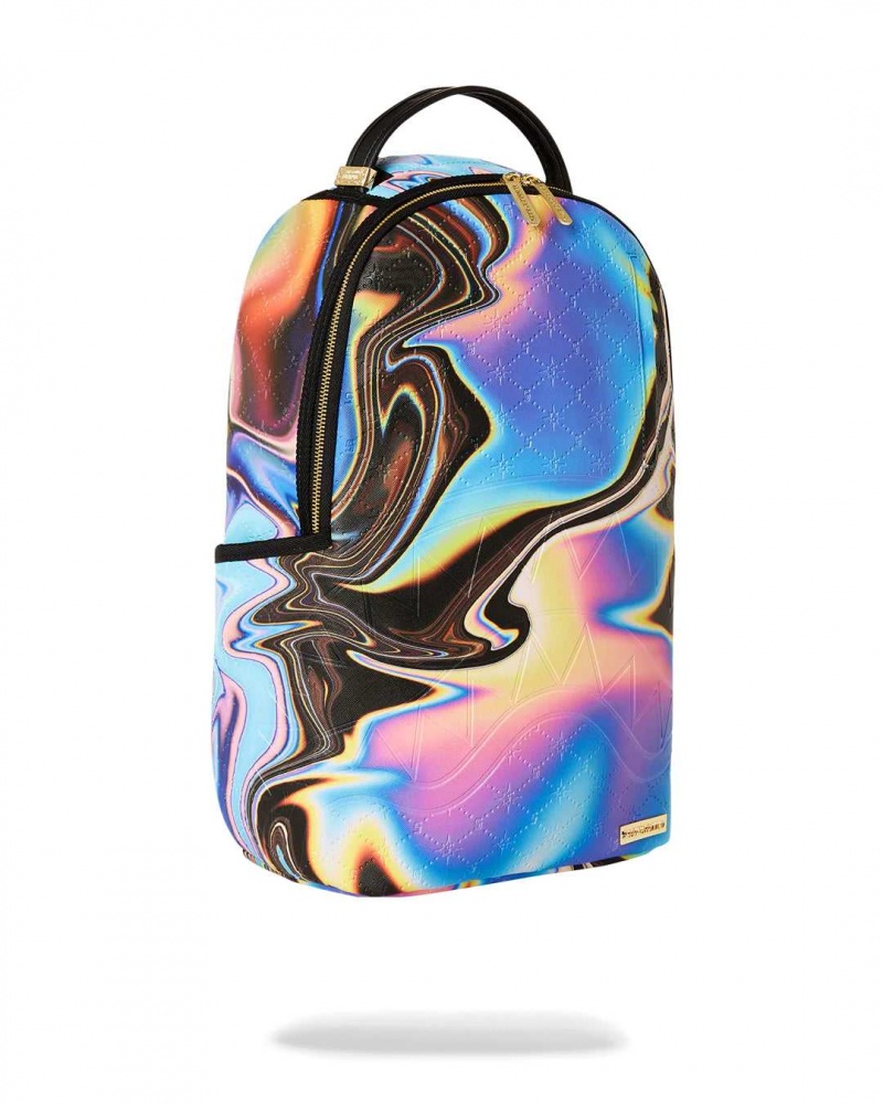 Sprayground Backpack 24/7 AURORA GRADIENT DLXV BACKPACK Turquoise | UHXPG0687