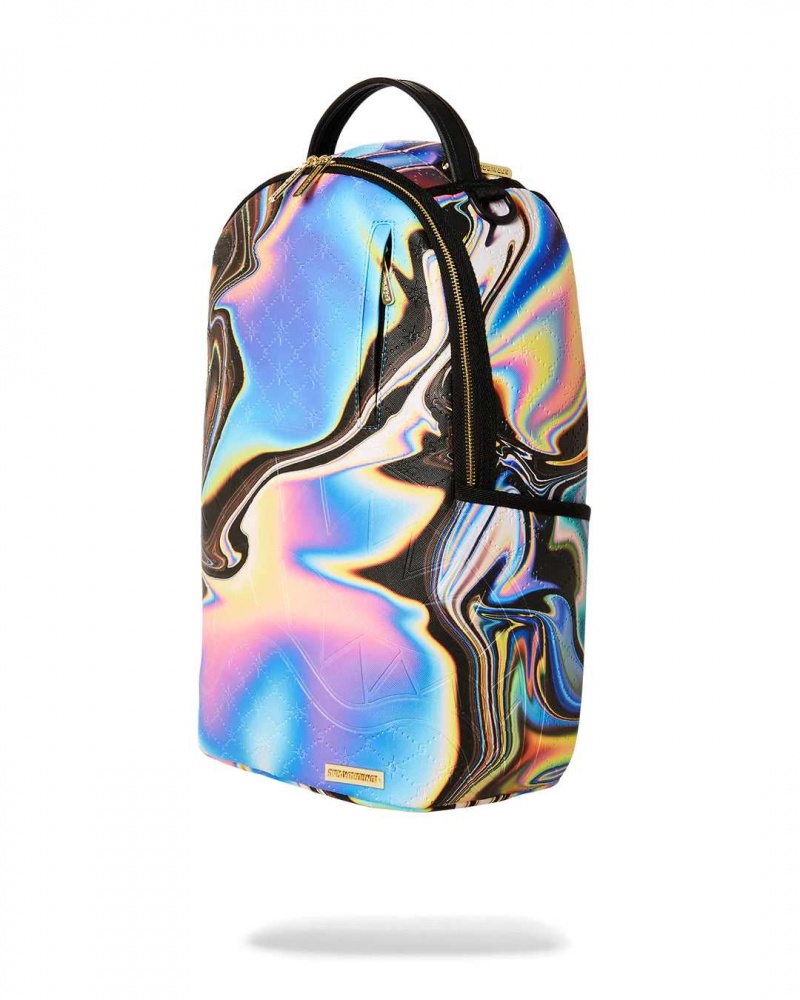 Sprayground Backpack 24/7 AURORA GRADIENT DLXV BACKPACK Turquoise | UHXPG0687