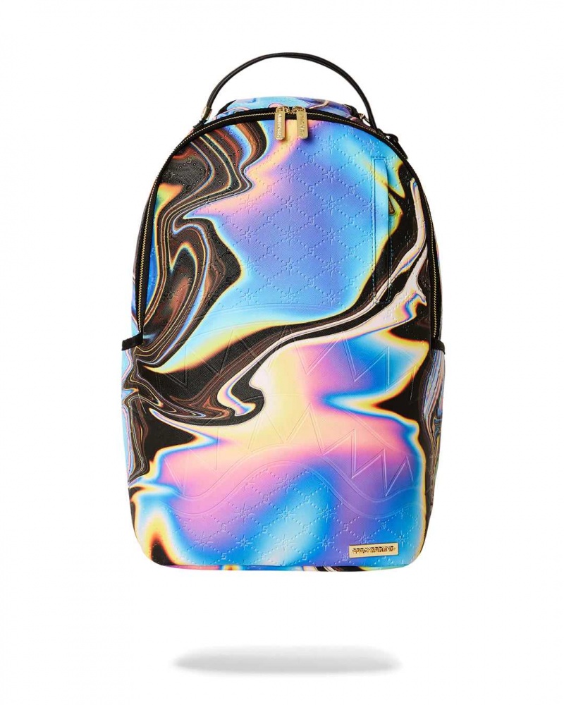 Sprayground Backpack 24/7 AURORA GRADIENT DLXV BACKPACK Turquoise | UHXPG0687