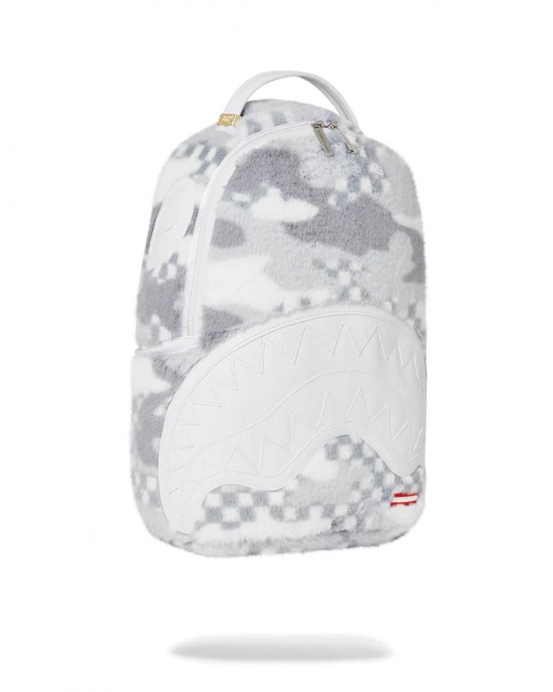 Sprayground Backpack 3AM FUR BACKPACK White | VINLJ2710