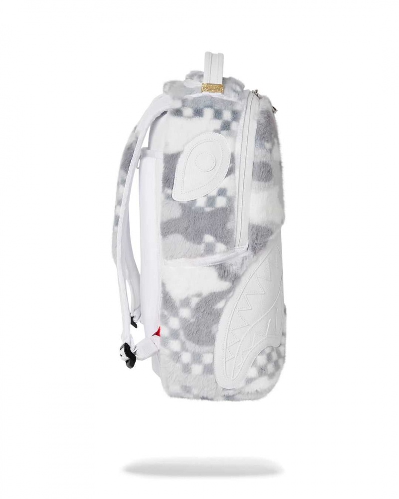 Sprayground Backpack 3AM FUR BACKPACK White | VINLJ2710