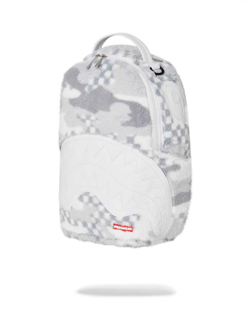 Sprayground Backpack 3AM FUR BACKPACK White | VINLJ2710