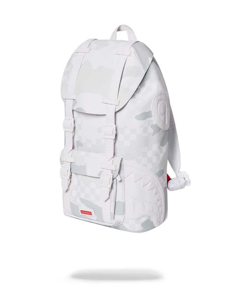 Sprayground Backpack 3AM LE BLANC HILLS White | YEGAU2136