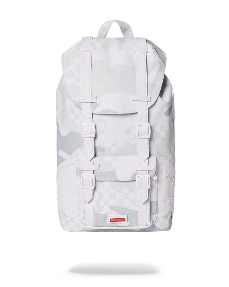 Sprayground Backpack 3AM LE BLANC HILLS White | YEGAU2136