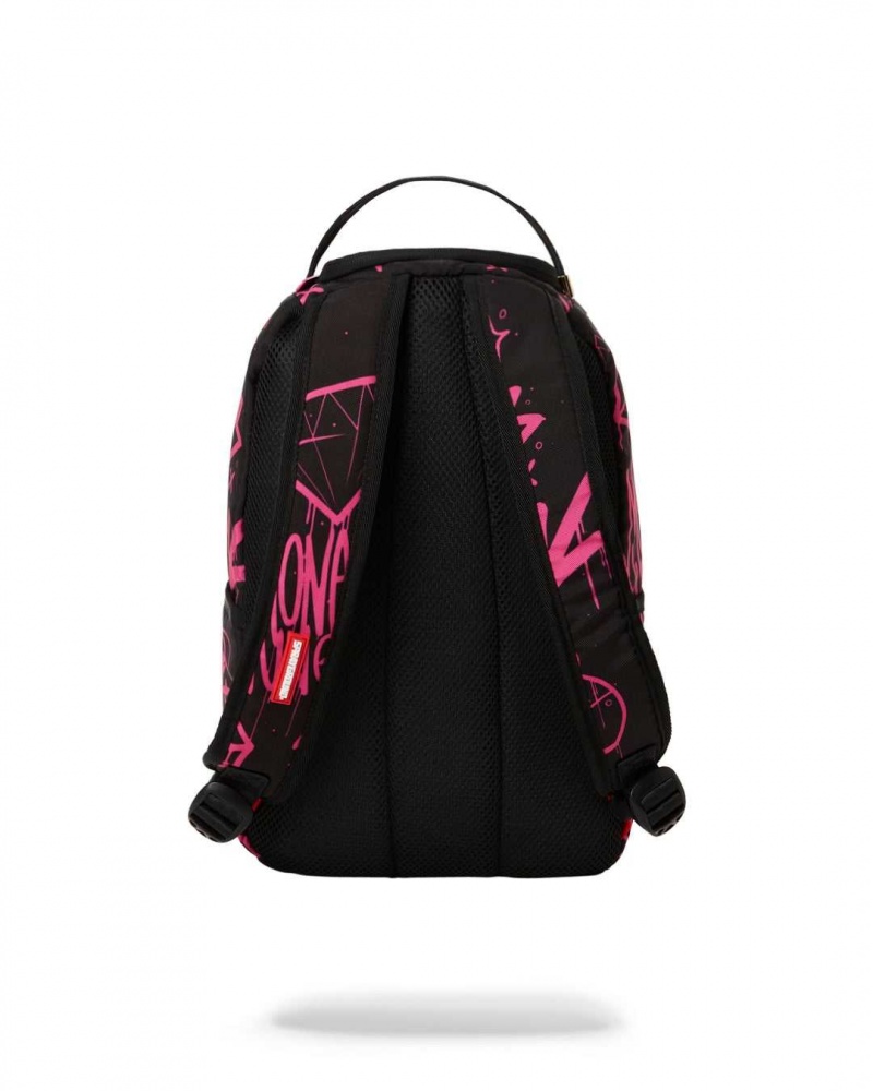 Sprayground Backpack 3AM MARKER HITS MINI BACKPACK Fuchsia | EHFZG6059