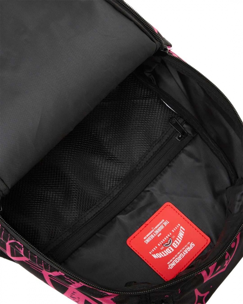 Sprayground Backpack 3AM MARKER HITS MINI BACKPACK Fuchsia | EHFZG6059