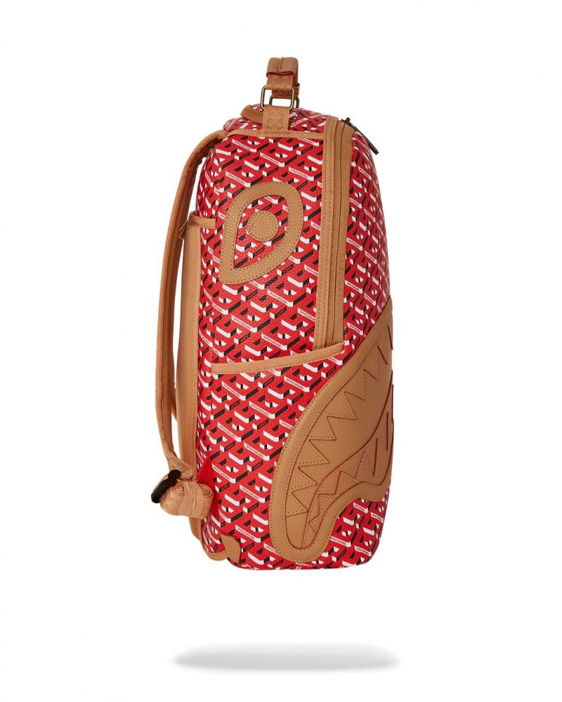 Sprayground Backpack 3DSG BACKPACK Red | LMYVG6084