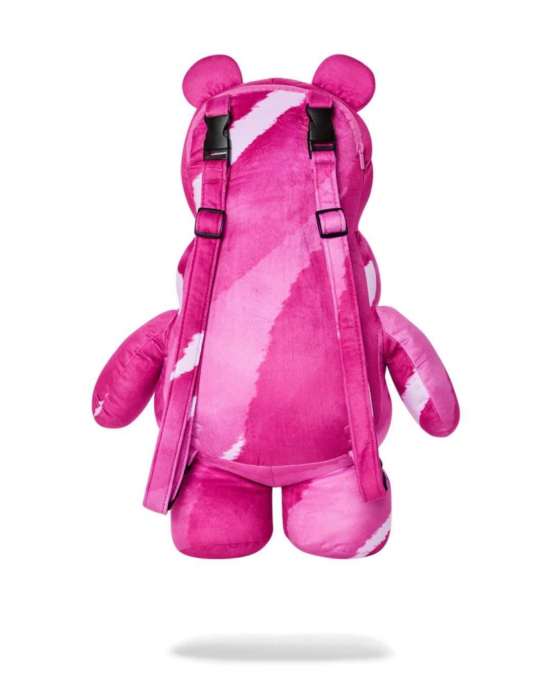 Sprayground Backpack 3 HEADED BEAR BACKPACK TEDDY BEAR Pink | XCAYE5097