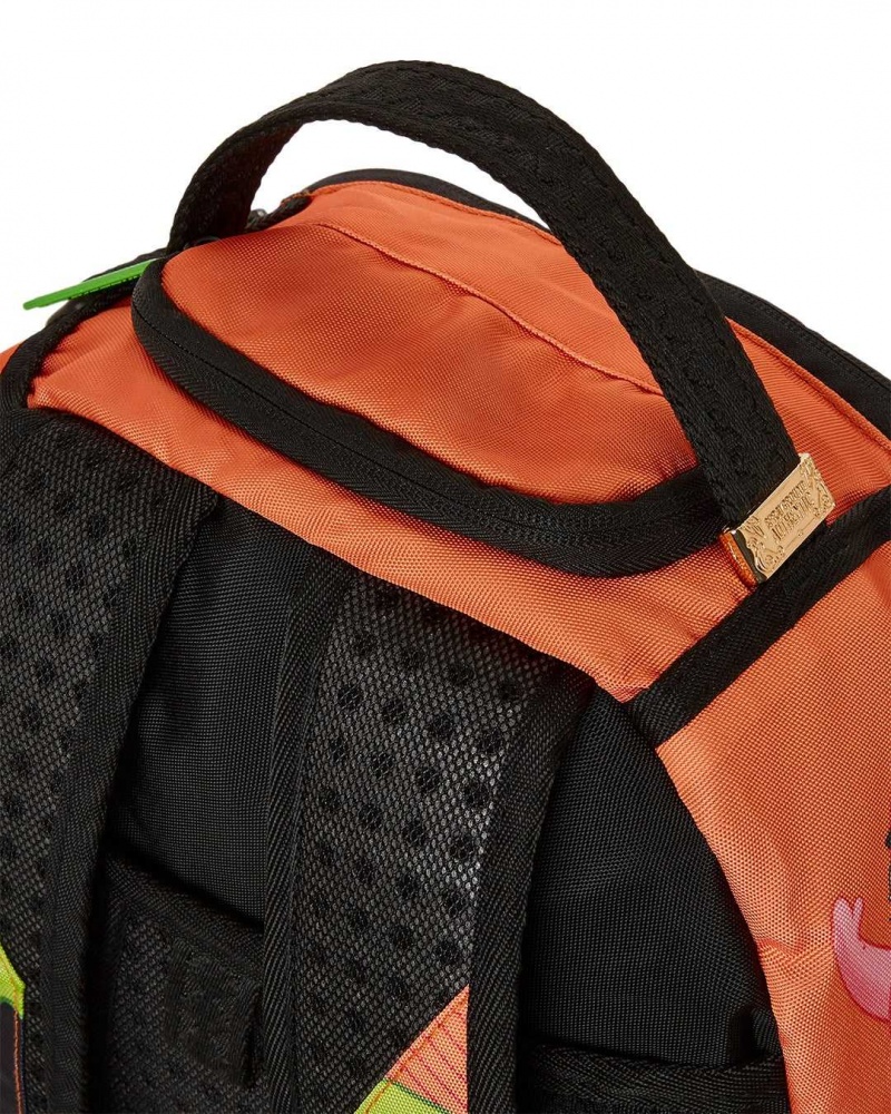 Sprayground Backpack 90S MASHUP BACKPACK Orange | NWYKB7301