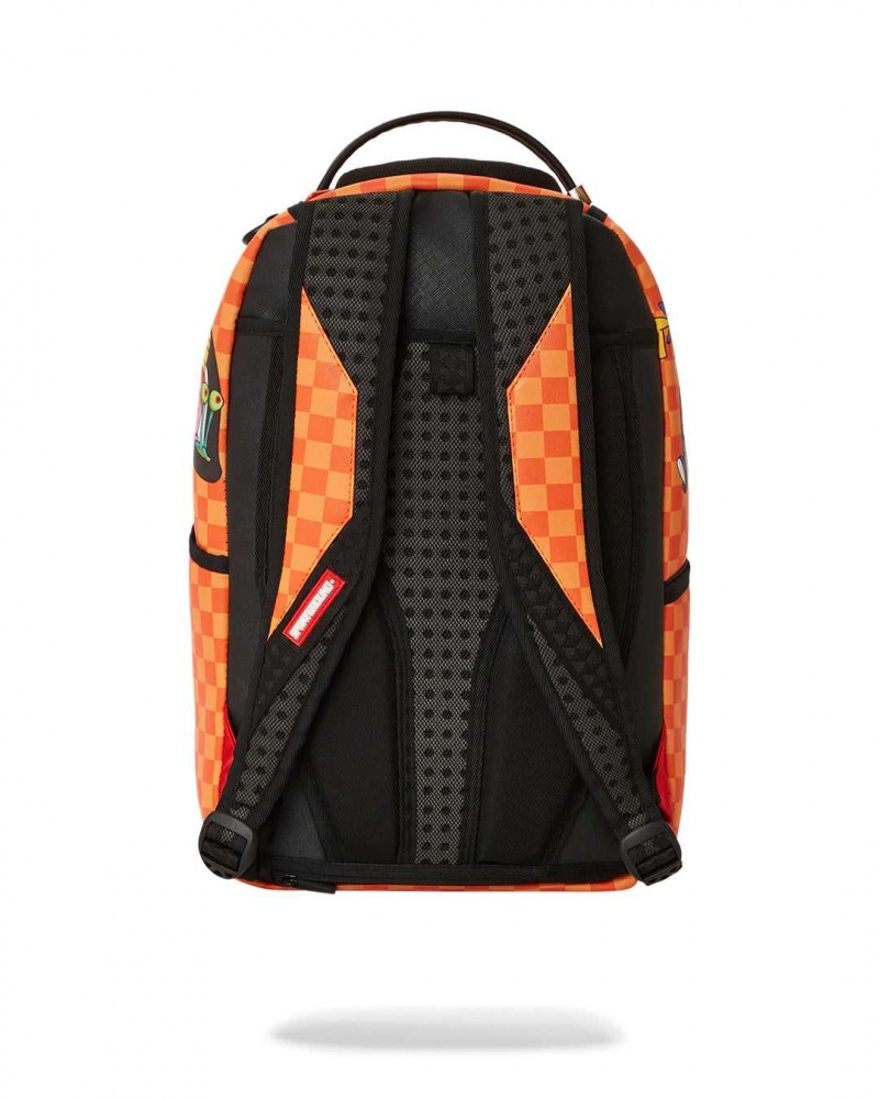 Sprayground Backpack 90S NICK CHARACTERS CHILLING BACKPACK Orange | DFKLY0315